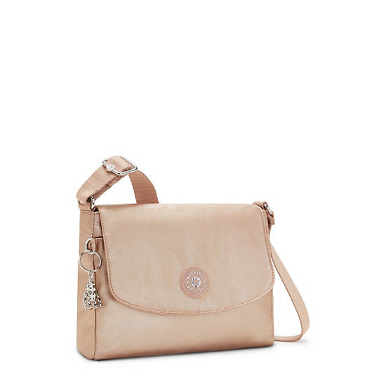 Kipling Tamia Metallic Crossbodytassen Goud | BE 1234SG